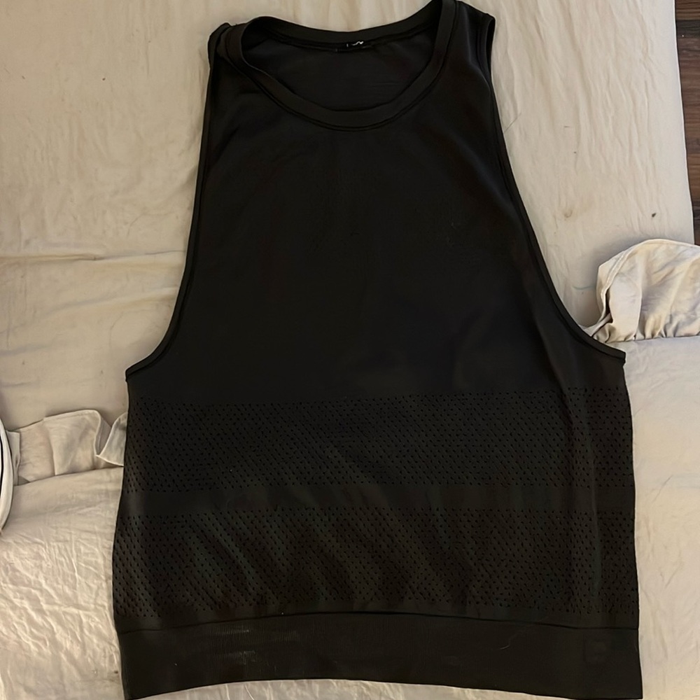 Black Mesh Lulu🍋 Tank